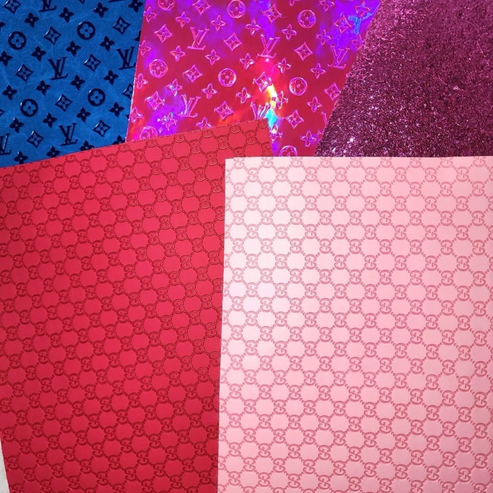 MYSTERY BAG LEATHER INSPIRED PRINT BRANDS BUNDLE SHEETS.